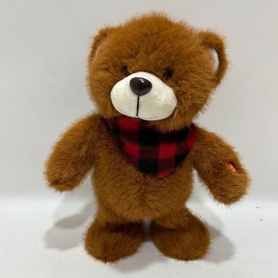 Berjalan &amp; Bernyanyi Beruang Plush Mainan Berkualitas Tinggi Bahan Aman Mainan Bayi