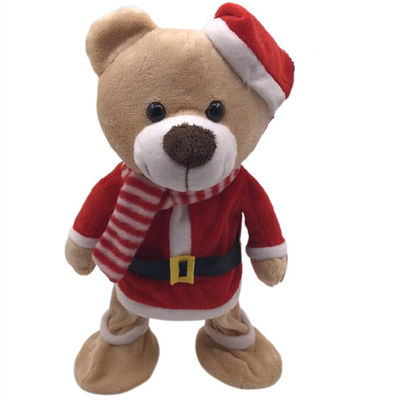 33cm 13 Inch Christmas Plush Toys Teddy Bears Massal Dengan Choke