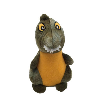 17cm 6.69 Inch Rekaman Mainan Mewah Dinosaurus Hijau Boneka Binatang Berbicara Kembali