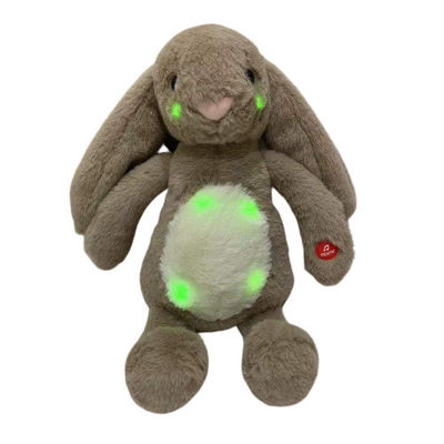 Bernyanyi 0.25M 9.84in Stuffed Animal Dengan Light Up Belly Plush Toy