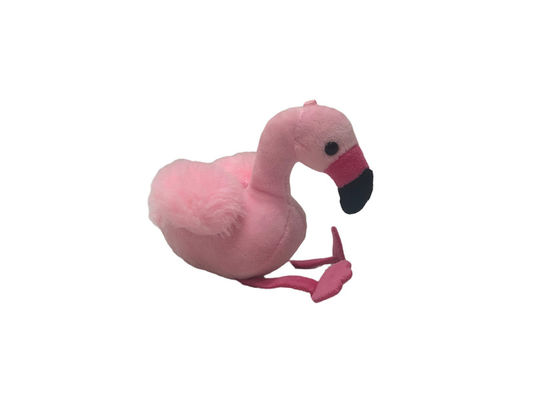100% PP Cotton Filling Flamingo Keychain Dengan Rekaman Kotak Musik Berulang