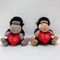 Gorila Mainan Mewah Dengan Item Hati Merah Dengan Audit BSCI