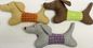 3 Clrs Dog Squeak Toy Mainan Anjing Mewah yang Dapat Disesuaikan Audit BSCI