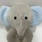 2023 New Coming Baby Plush Toys Plush Ring Gajah Dengan Rattle pabrik BSCI
