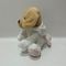 28cm Plush Toy Puppy Dipenuhi Hewan Dalam Kostum Kelinci Putih Untuk Paskah