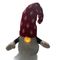 52 cm 20.47 Inch Natal LED Mainan Mewah Gnome Stuffed Animal Toy Baterai 3A