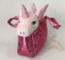 0.2m 7.87in Ransel Mainan Mewah Tas Tote Unicorn Dengan Sayap Merah Muda