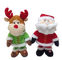 31 cm 12.2 Inch Bernyanyi Menari Stuffed Animals Father Christmas Soft Toy Reindeer