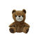 Merekam Mainan Mewah Pendidikan Berulang 0.17M 6.7IN Warna Coklat Teddy Bear Polyester