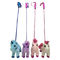 7.87in Walking Singing Pink Unicorn Stuffed Animals &amp; Plush Toys Dengan Retractable Stick
