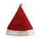 0.4M 15.75in Red Velvet Santa Dan White Christmas Hat Dengan Logo McDonald