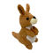 22Cm Brown Recording Plush Toy Talking Back Mainan Animasi Kanguru