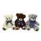 Plush Bears Toys Stuffed Gifts 20 Cm 3 CLRS Dengan Ikatan Simpul Yang Indah
