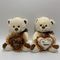 2 ASSTD Beruang Lucu Mainan Mewah Hari Kasih Sayang 20 Cm Dengan Hati