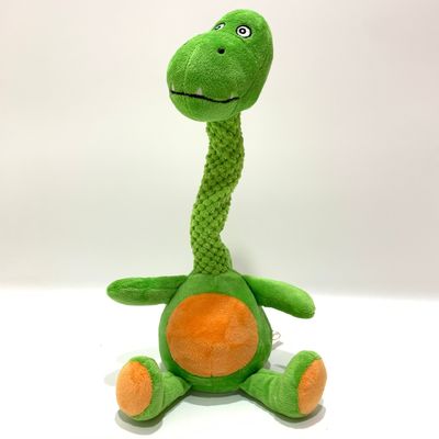 Anak-anak Mainan Mewah Merekam Dinosaurus Berulang W / Twist Neck ICTI Audit