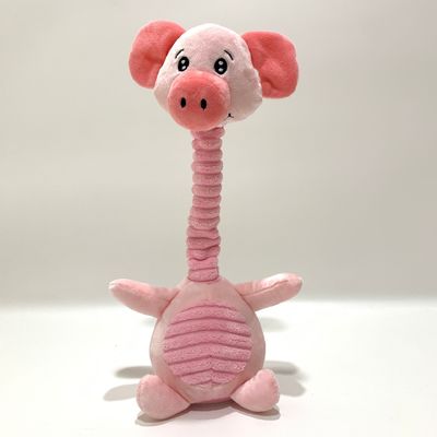 Anak-anak Animated Plush Toy Recording Babi Berulang W / Twist Neck BSCI Audit