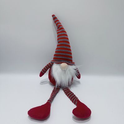 X'Mas Terima Kasih Memberikan Hadiah Hari Red Plush Gnome Stuffed Toy 30cm
