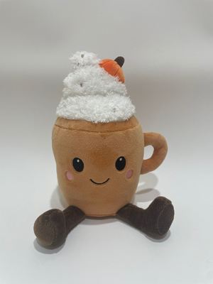 7 Pcs Bermacam-macam Pumpkin Latte Plush Toys, Makanan Cute Dipenuhi Hewan Untuk Anak-anak Dan Dekorasi Rumah