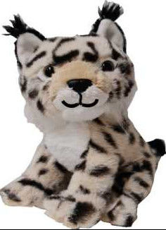 Coklat 16cm 6.29 Inch Lynx Stuffed Animal Diy Toys Dari Bahan Daur Ulang