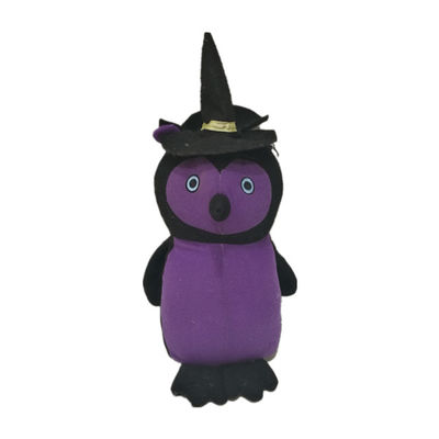 Lampu LED 0.26M 10.24 Inch Purple Owl Stuffed Animal Halloween Cuddly Toys