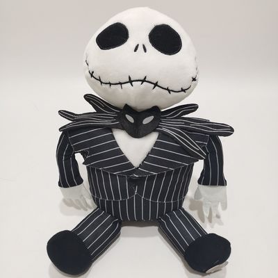 25 cm Gemetar Bernyanyi Duduk Plush Jack Toy Hadiah Boneka Sempurna untuk Halloween