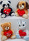 4 ASSTD Anak Hadiah Boneka Beruang/Uuicorn/Panda/Anjing Mainan Mewah Menggemaskan