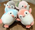 Indah Penguin Hewan Boneka Mainan Mewah Gantungan Kunci Gantungan Kunci Tas Liontin Pesta Hadiah Mainan 1Pcs, warna Acak