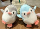 Indah Penguin Hewan Boneka Mainan Mewah Gantungan Kunci Gantungan Kunci Tas Liontin Pesta Hadiah Mainan 1Pcs, warna Acak