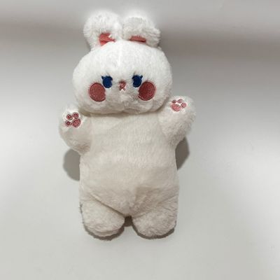 Mainan Plush Cute Dipenuhi dengan Zipper Karot berbentuk kelinci
