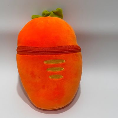 Mainan Plush Cute Dipenuhi dengan Zipper Karot berbentuk kelinci