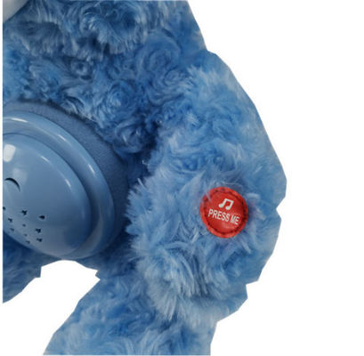 Hot-Selling LED Dipenuhi Hewan Berwarna-warni Bercahaya Plush Teddy Bear Proyeksi Lampu Lullaby Plush Teddy Bear