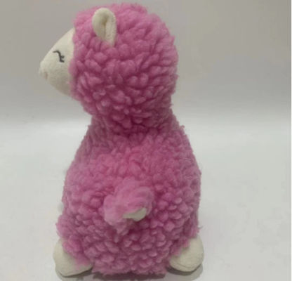 Rekaman Logo Khusus Dan Mengulangi Plush Animasi Hewan Bayi Mainan Llama
