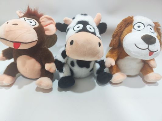 3ASSD Tertawa Keras Membuat Suara Aneh dan Menggoyangkan Tubuh Boneka Hewan Gila Mainan Lucu