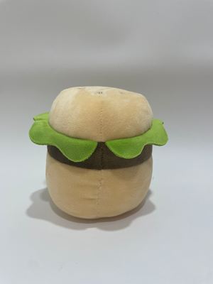7 Pcs Mainan Mewah Burger Aneka Ragam, Hewan Boneka Makanan Lucu untuk Anak-anak dan Dekorasi Rumah