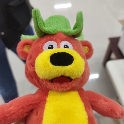 Mencatat & Mengulangi Bergerak Kiri Dan Kanan Beruang Strawberry