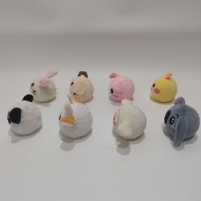 Koleksi Bola Pantul Hewan Ternak 8-Potong yang Semarak untuk Waktu Bermain