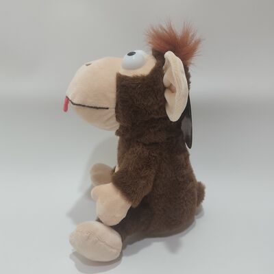 Laugh Loud Makes Strange Noises and Wiggle Body Stuffed Crazy Animal Plush Monkey