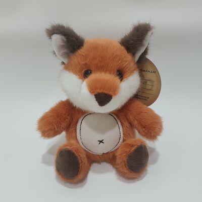 Kecil dan Cuddly Berbicara rubah Plum Stuffed Hewan untuk Dijual