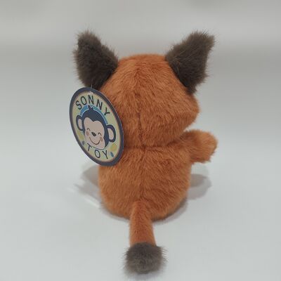 Kecil dan Cuddly Berbicara rubah Plum Stuffed Hewan untuk Dijual