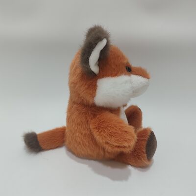 Kecil dan Cuddly Berbicara rubah Plum Stuffed Hewan untuk Dijual