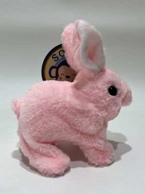 Desain Custom Dipenuhi Hewan Cute Cute Jumping Kelinci Electronic Plush Toy