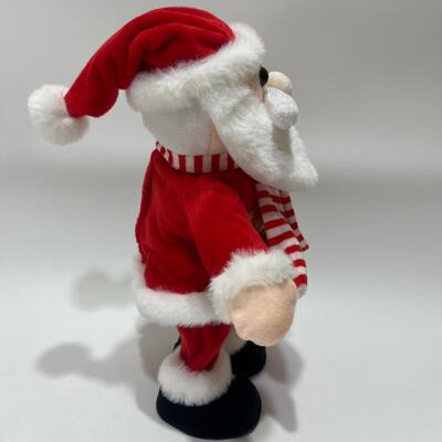 Bernyanyi & Menari Natal Santa Plush Toy Dengan Musik