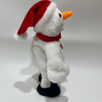 Boneka Salju Natal Bernyanyi & Menari dengan Musik