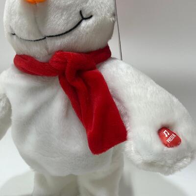 Boneka Salju Natal Bernyanyi & Menari dengan Musik