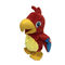 18cm 7.09in Red Parrot Merekam Mainan Mewah Bernyanyi Tertawa Berjalan