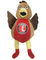 0.4M 15.75in Brown Red Souvenir Toy Charlton Athletic Maskot Untuk Ramah Anak