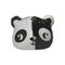 2D Flip Payet Panda Plush Bantal Bantal Busa Memori 32CM 16 Inci