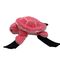 Merah Muda Bulu Panjang Stuffed Turtle Knee Pad Mainan Mewah 28 cm Untuk Ski Snowboard Skateboard