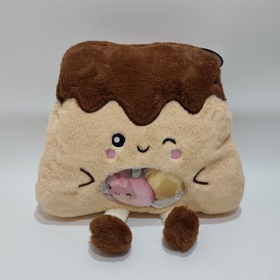 Bantal Puding Buah PVC Transparan yang Cantik dengan Buah Mini Berwarna di Dalam