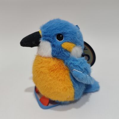 Mainan Kingfisher Plush Magnetic Shoulder Standing